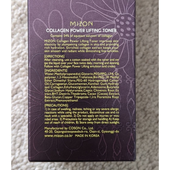 Mizon Collagen Power Lifting Toner - NEW - Picture 3 of 10